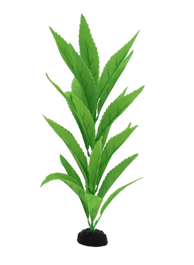 DVHEY 2-Pack 12 Inch Aquarium Silk Aquarium Plants, Artificial Plastic Plant for Small Tank, Goldfish, Fish Hides (Green A, 12 Inch) - Image 2
